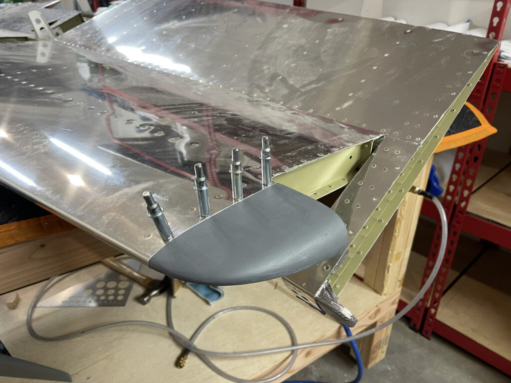Image of horizontal stabilizer tip.